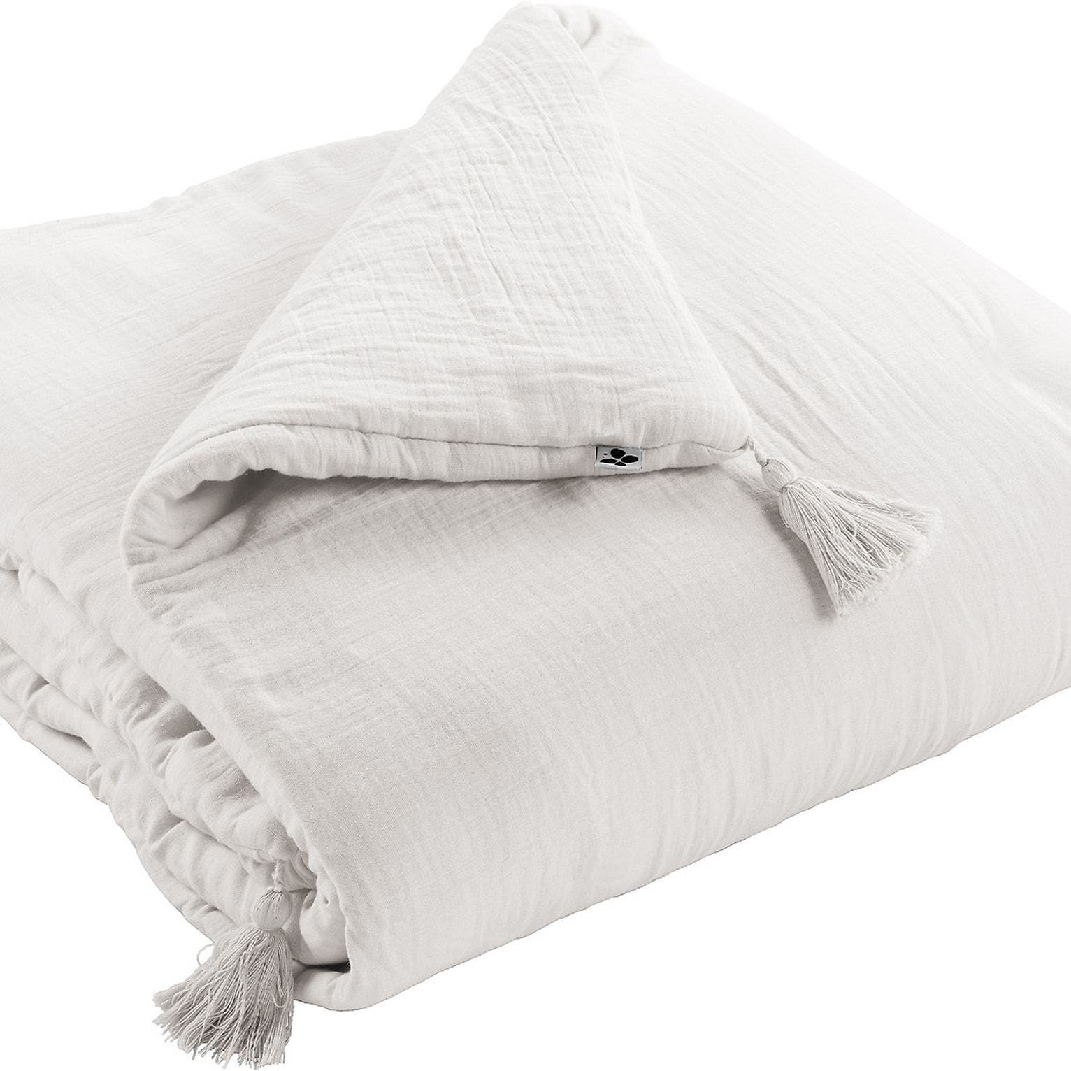 Bout De Lit 100% gaze De Coton Chantilly