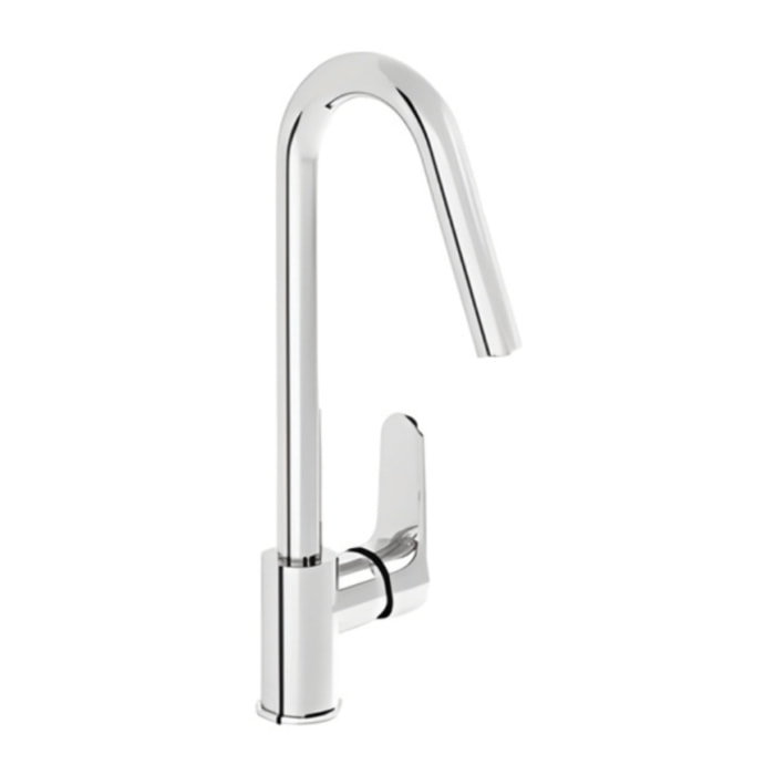 Robinet de cuisine haut Minimax Round chromé