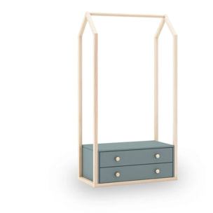 Perchero juvenil Misty Breeze Verde Salvia - Oak Soft