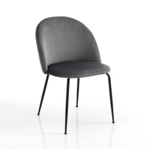 TOMASUCCI set 4 sedie SELLY GREY