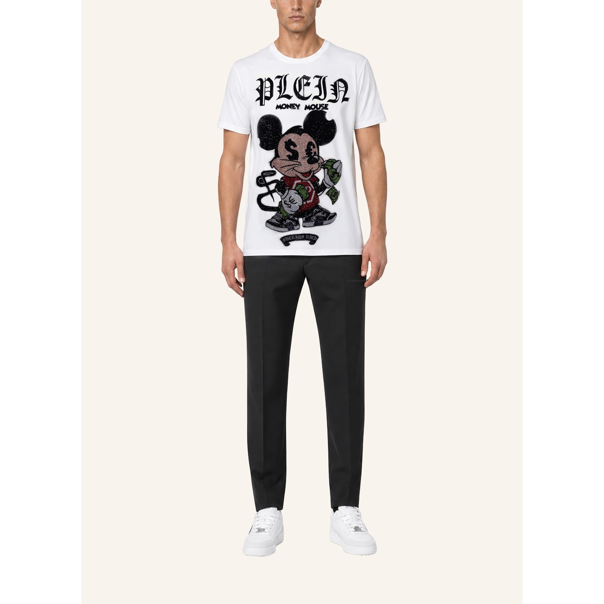 PHILIPP PLEIN T-shirt girocollo a maniche corte MONEY