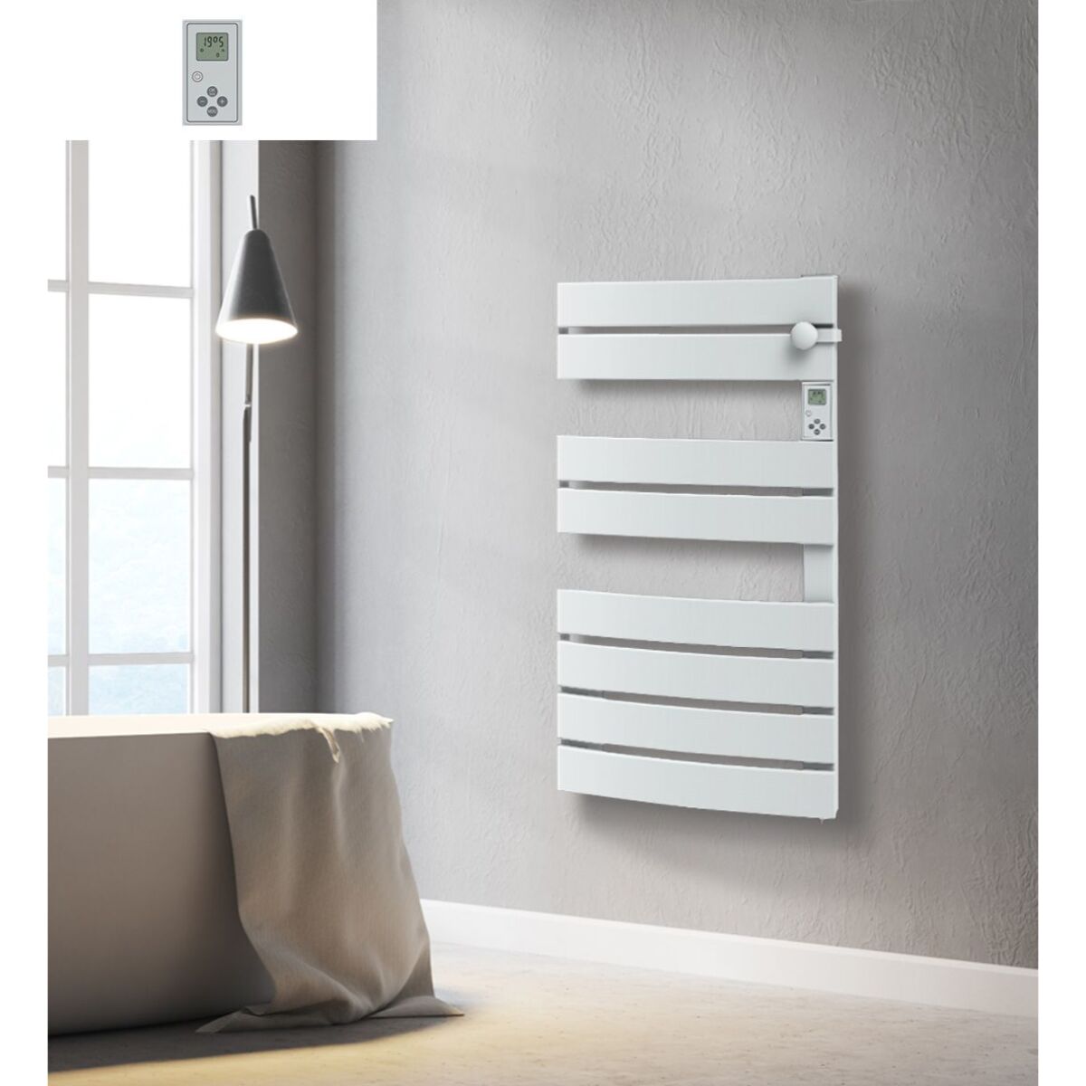 sèche-serviette - ouverture laterale 600w