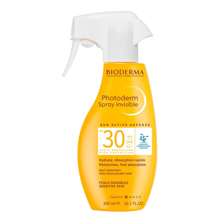 Photoderm SPF30 - Spray Solaire Hydratant Invisible - Peaux Sensibles 300 ml