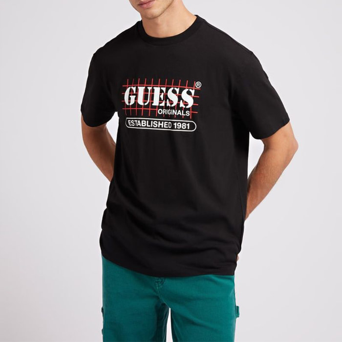T-shirt - logo - 100% coton - noir