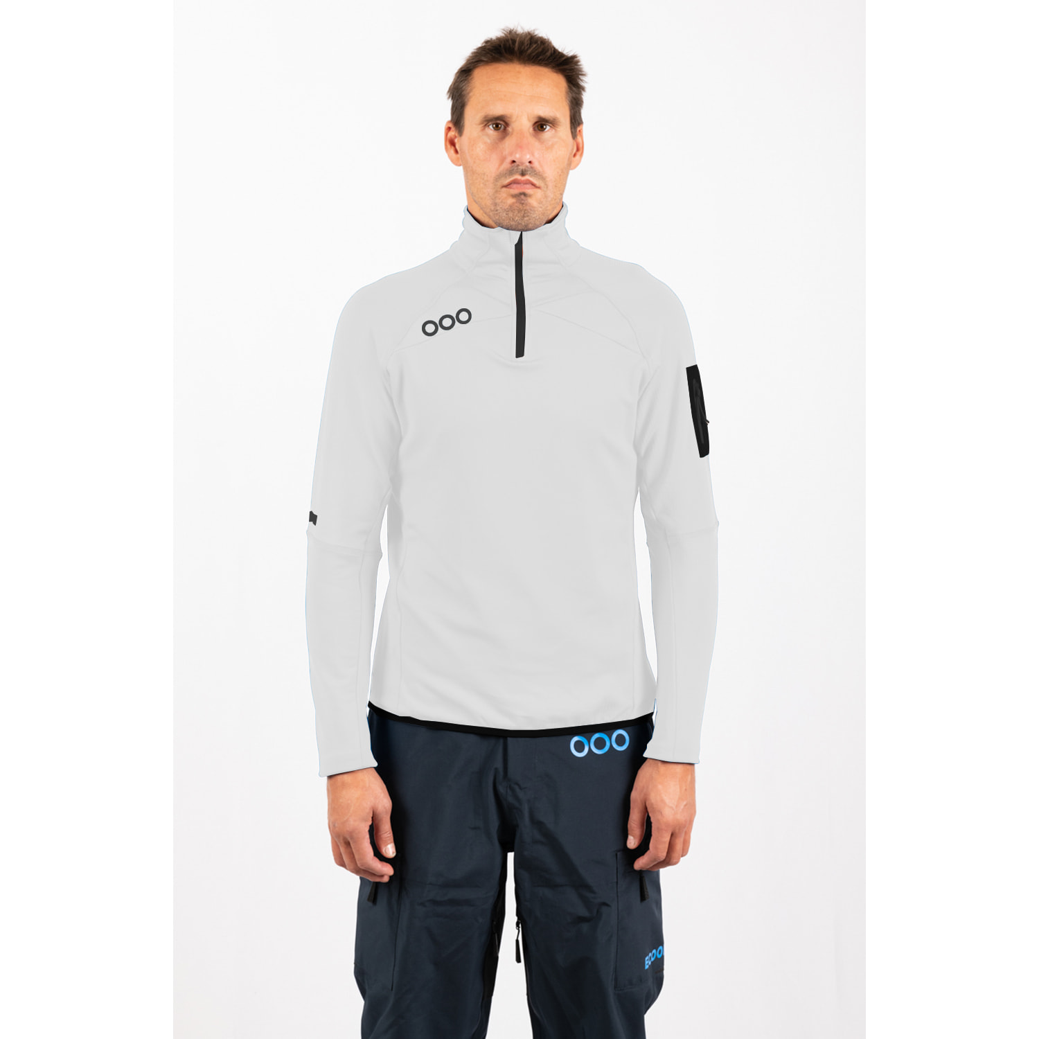 Canottiera intima ECOActive Baselayer del marchio ECOON in bianco Uomo