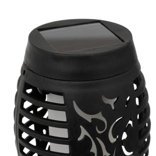 Balise d'extérieur solaire "Lita" noir H50cm
