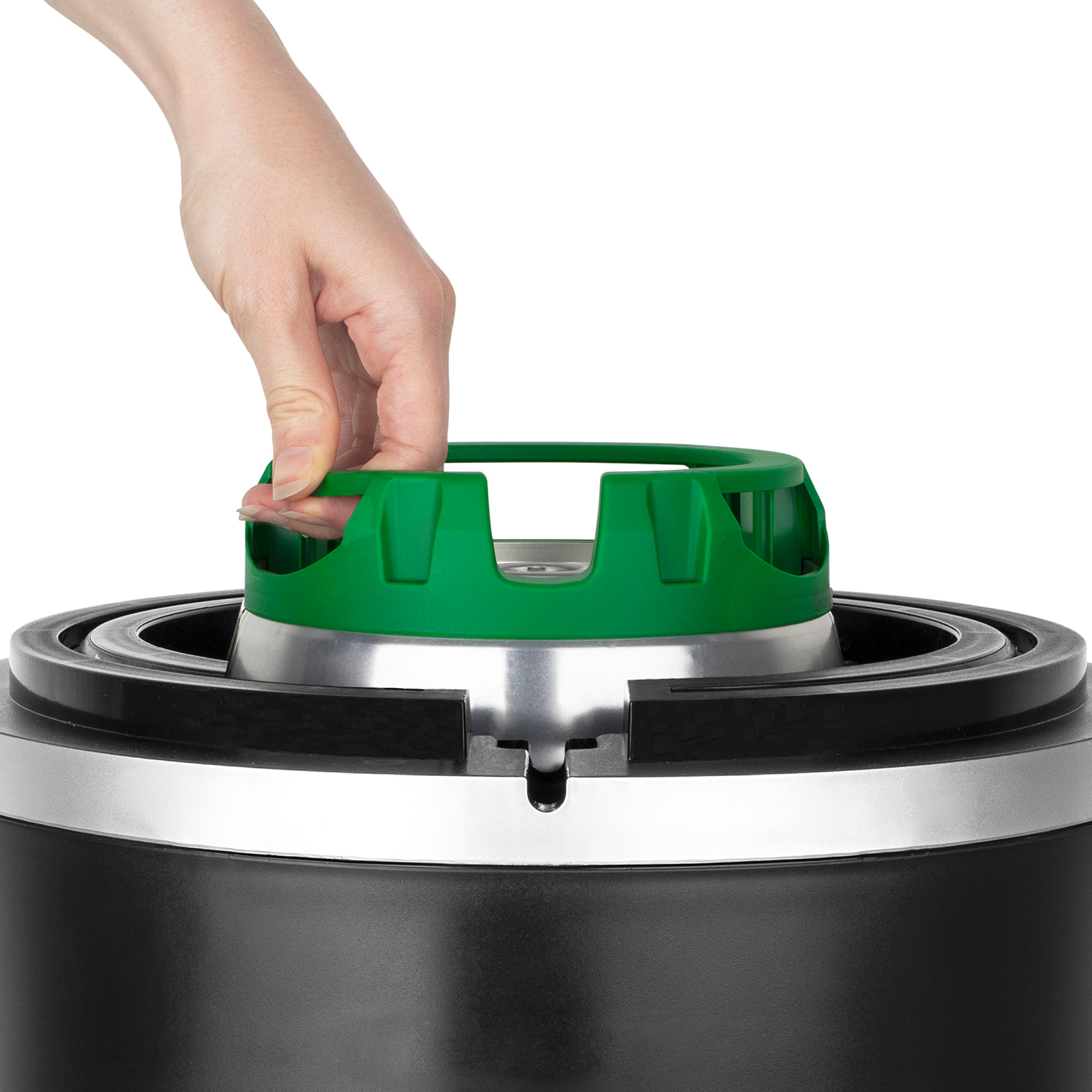 Dispensador de cerveza Wëasy PINT568, adecuado para barriles presurizados 5L, 60W, 3° C a 6° C, sistema de enfriamiento integrado, almacenamiento hasta 30 días