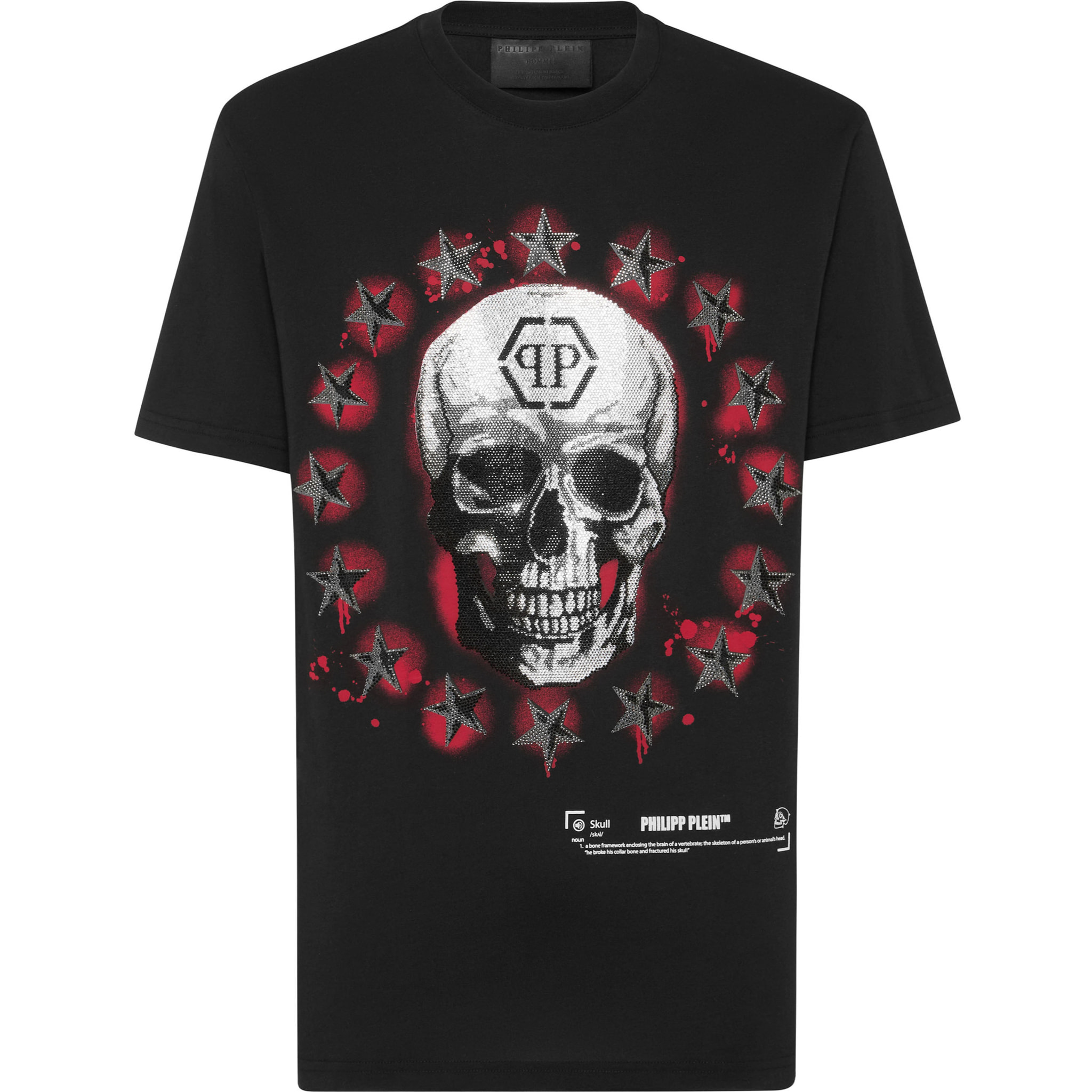 PHILIPP PLEIN T-shirt girocollo a maniche corte SKULL