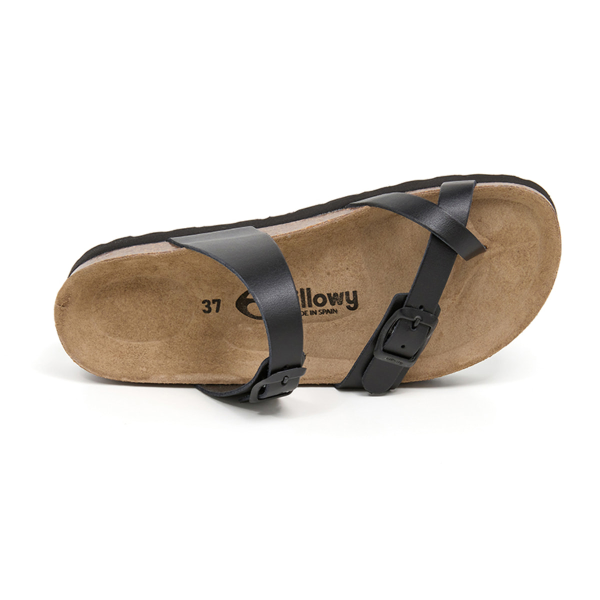 Sandalia plataforma BILLOWY NEGRO