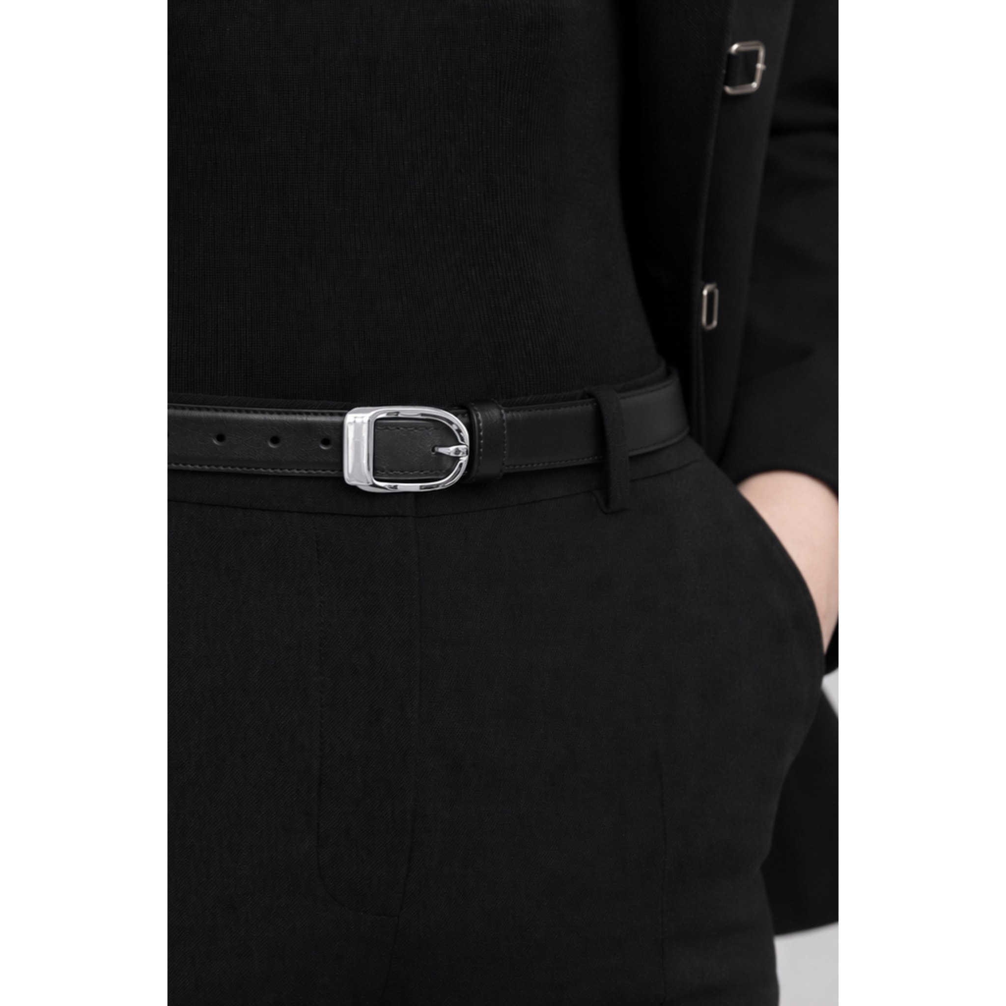 Kocca - Pantaloni sartoriali da donna a vita alta con gamba dritta Donna