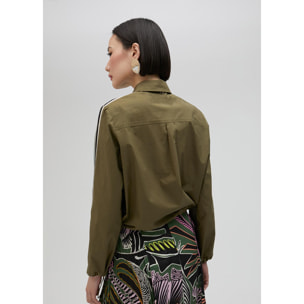 Camicia popeline con elastico