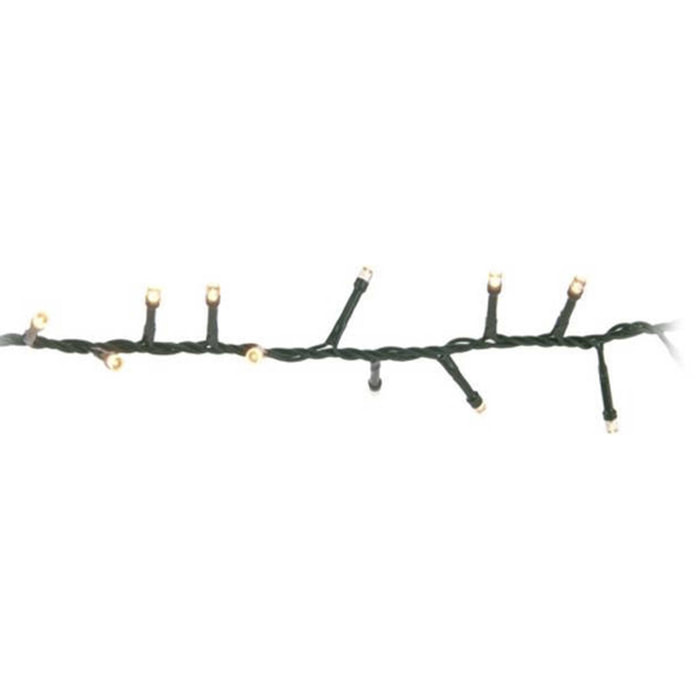 guirnalda con 200 luces led blancas cálidas y blancas extra cálidas con 8 funciones y temporizador