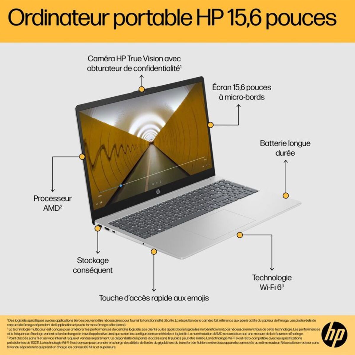 Ordinateur portable HP 15-fc0091nf