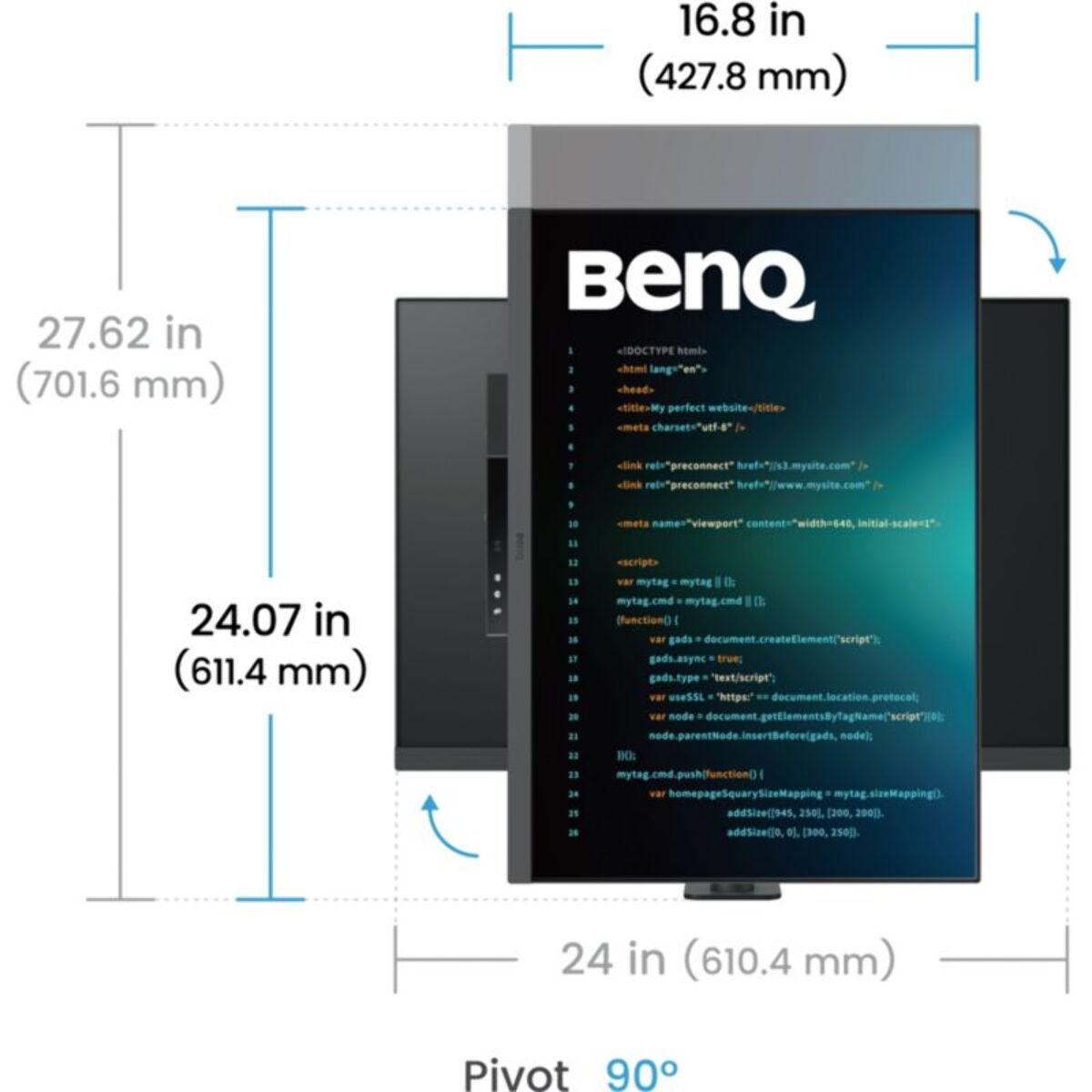 Ecran BENQ RD280UA 27''