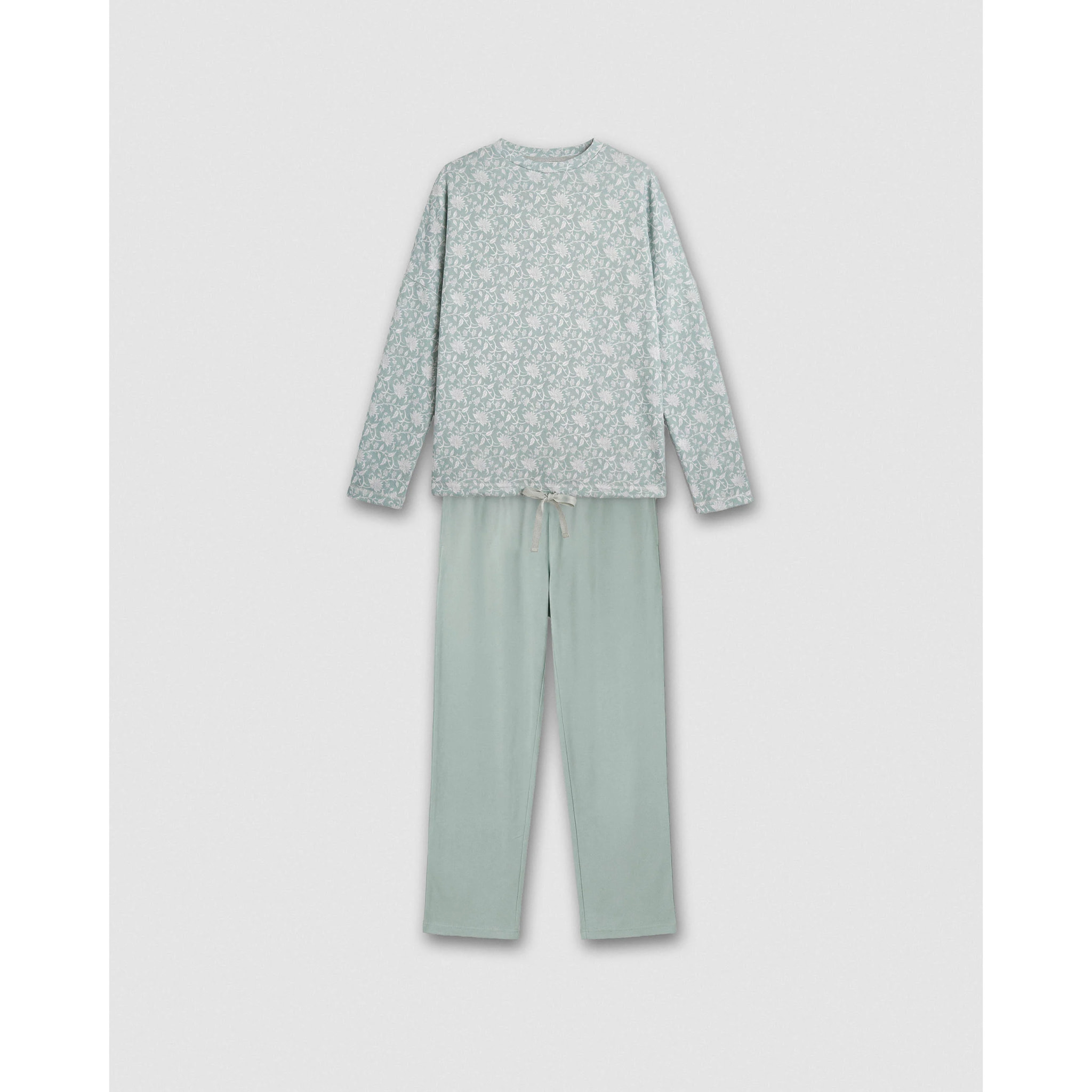 Pijama largo secret amira azul agua