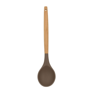 Cuillère en silicone et manche en bois  ELIOTT