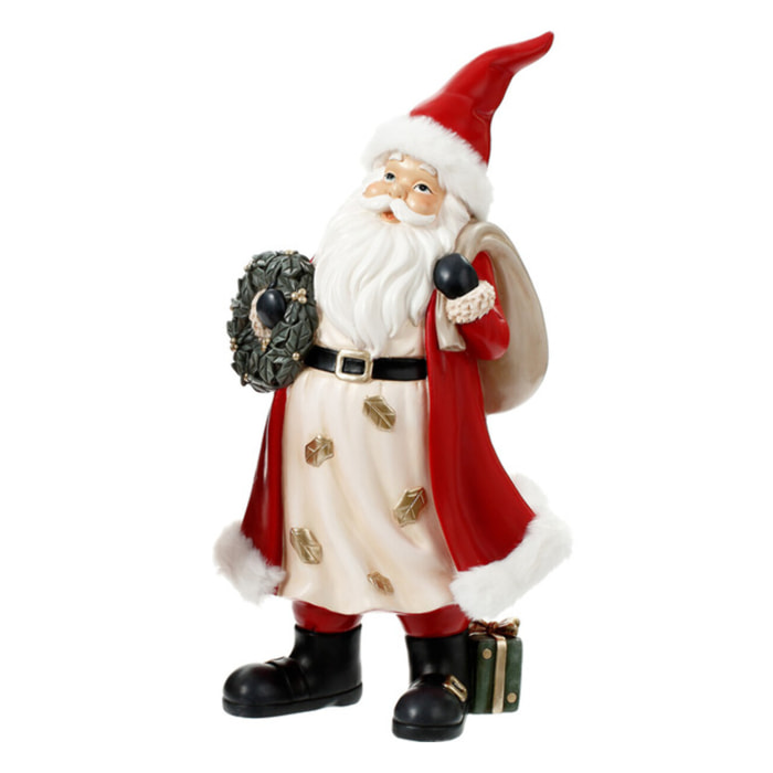 Babbo Natale Nicolaus con ghirlanda