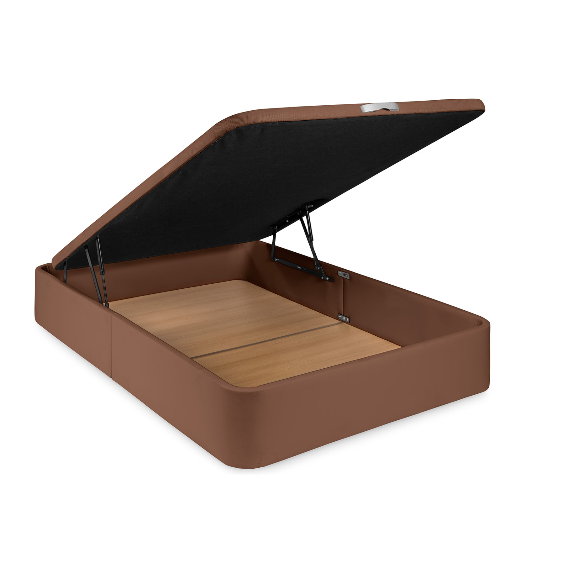 Canapé Polipiel de Luxe Marron - Incluye Montaje