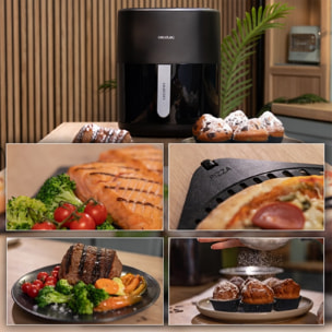 Cecotec Friteuse sans huile Cecofry&Grill Duoheat 6500