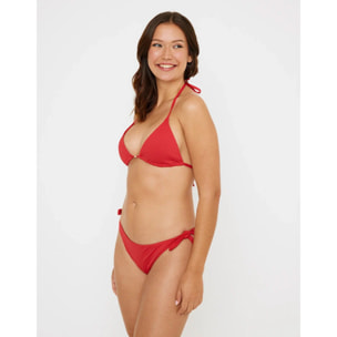 Top Bikini Triángulo Rojo - Madi
