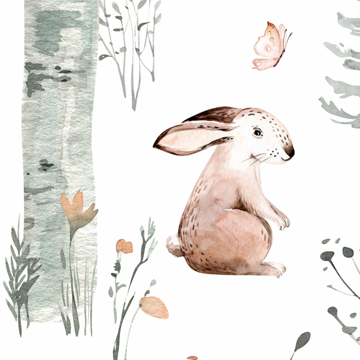 Papier peint panoramique Bambi & Co - Haute qualité et douceur assurées ! Découvrez-le maintenant !