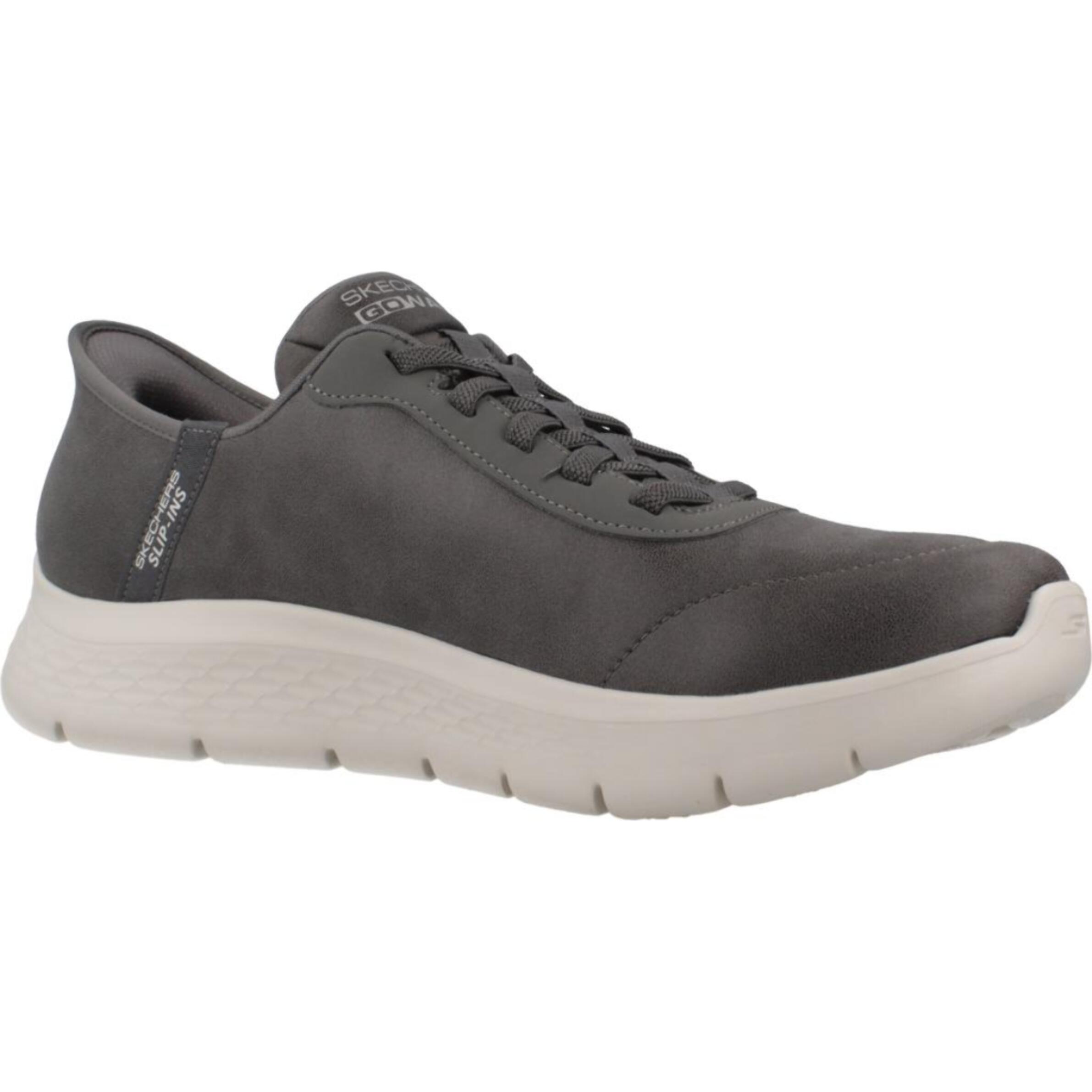 Sneakers De  Hombre Slip - Ins Go Walk Flex - Smoot Gris