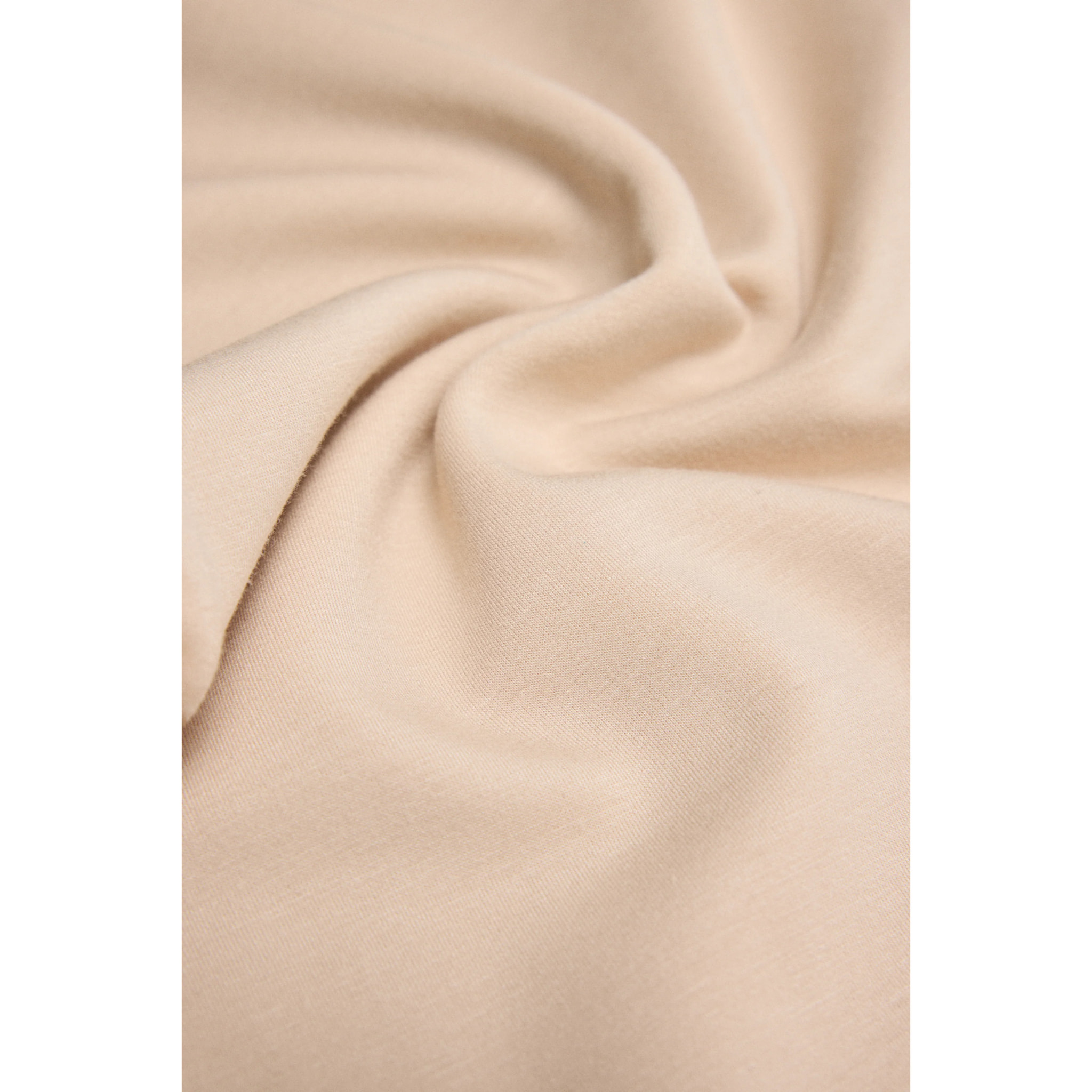 Pantaloni dritti fluidi color avorio