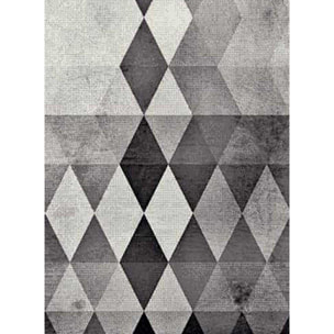 Tapis salon et chambre tissé motif géométrique KEJU