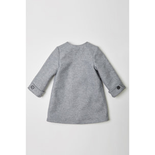 ABRIGO MUFLÓN CON CREMALLERA Y DETALLE DE BOTONES