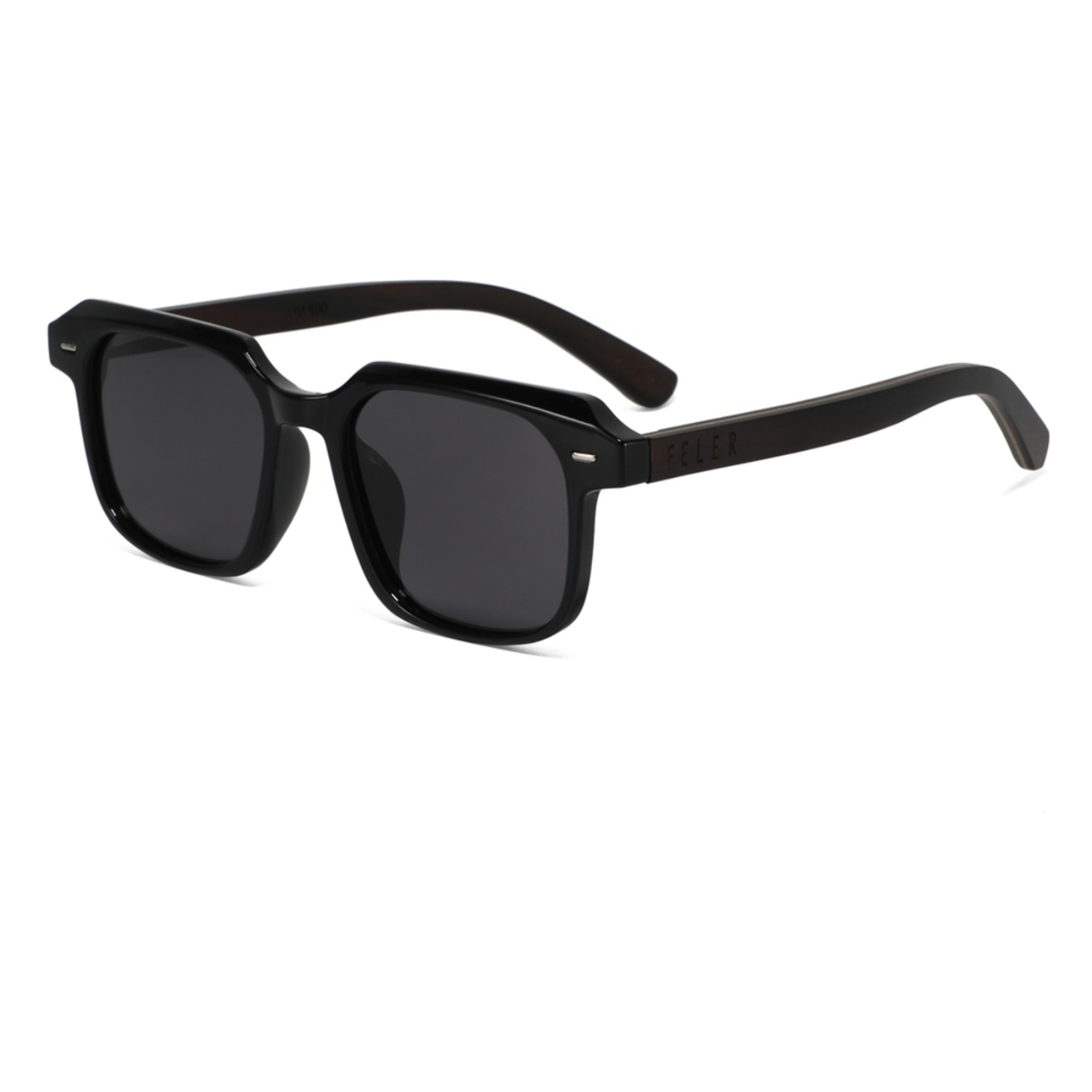 Gafas de Sol Feler 1605P-1 Polarizadas de Madera Unisex 51mm