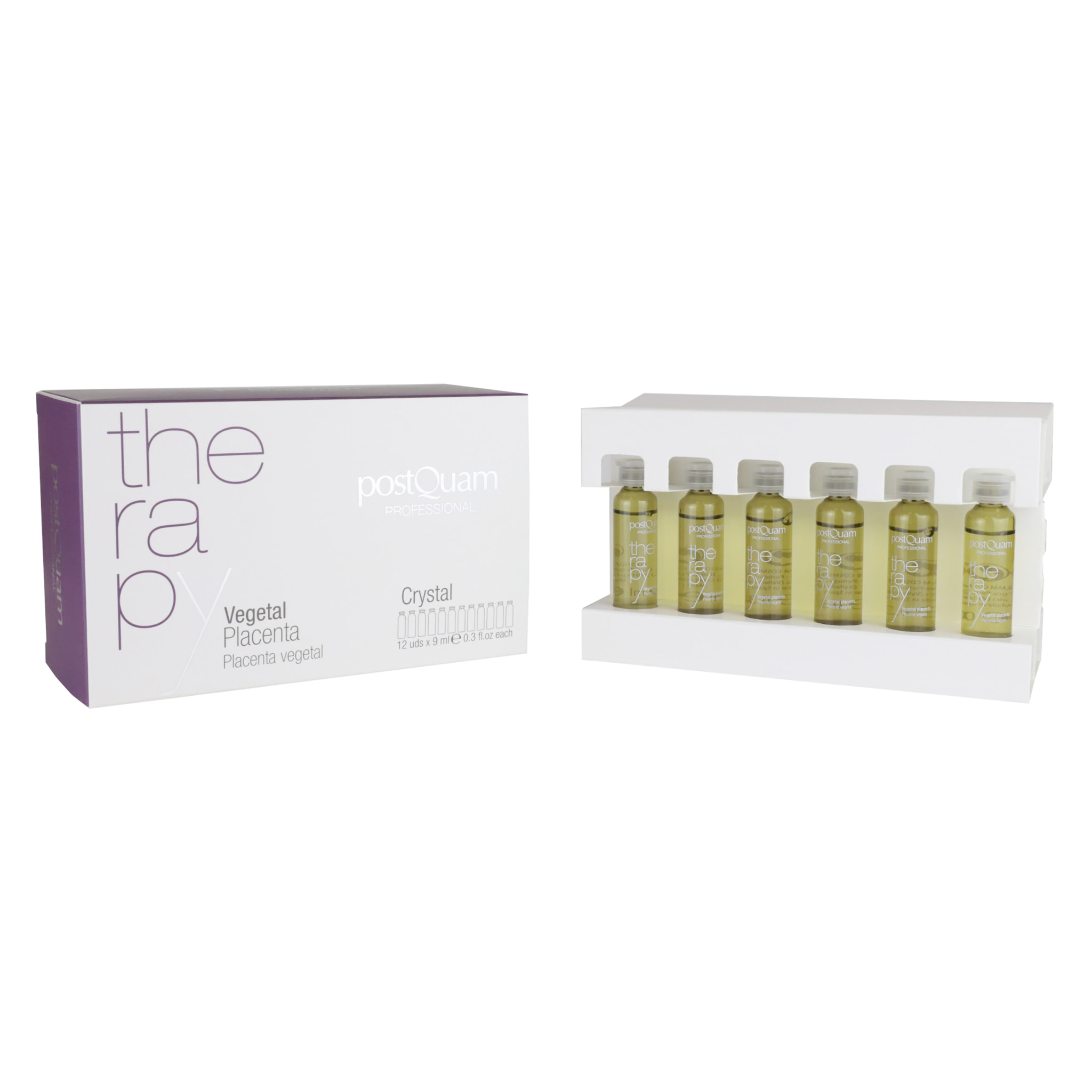 Ampollas Placenta Vegetal Anticaída - 12x108 ml