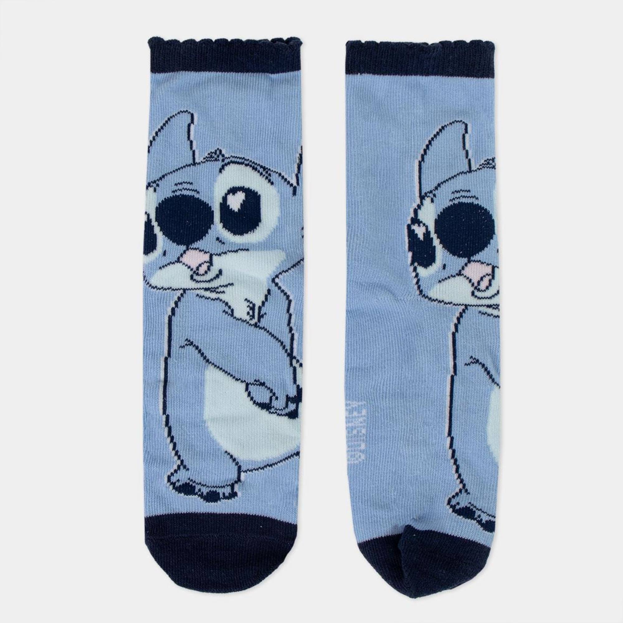 Pack de 4 calcetines infantiles diseño stitch