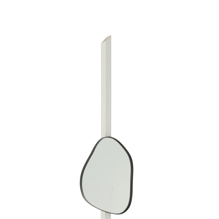 J-Line Miroir Mural Extrema Fer/Miroir Noir Small