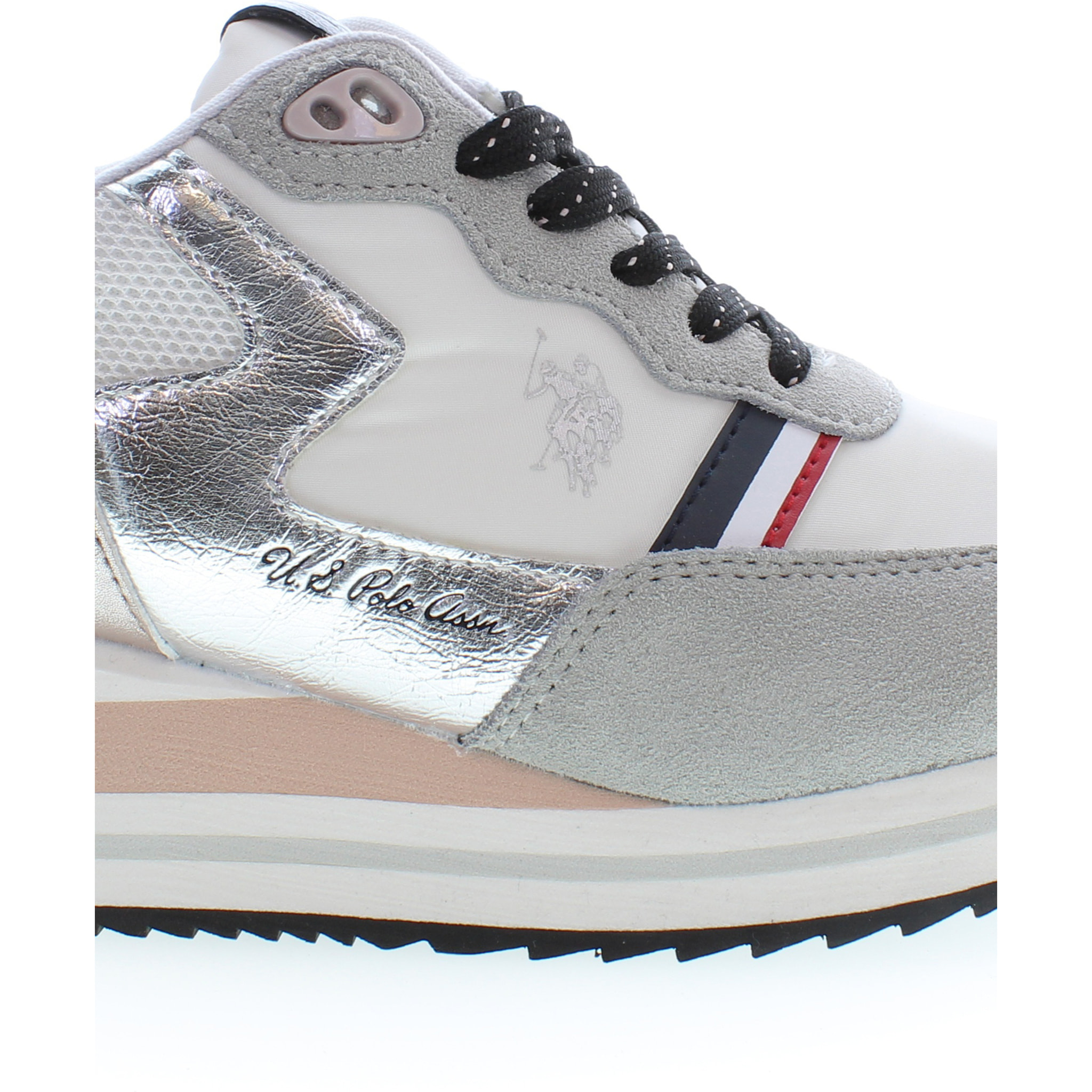 Sneakers U.S. Polo Assn White-Pink