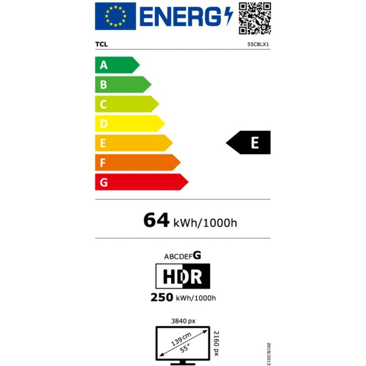 TV Mini LED TCL 55C89L (2026) 55" (139 cm)