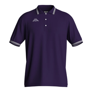 Polo Shirts Kappa Uomo Logo Maltax 5 Mss Viola
