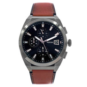 Reloj Fossil FS5799 Hombre Analogico Cuarzo con Correa de Cuero