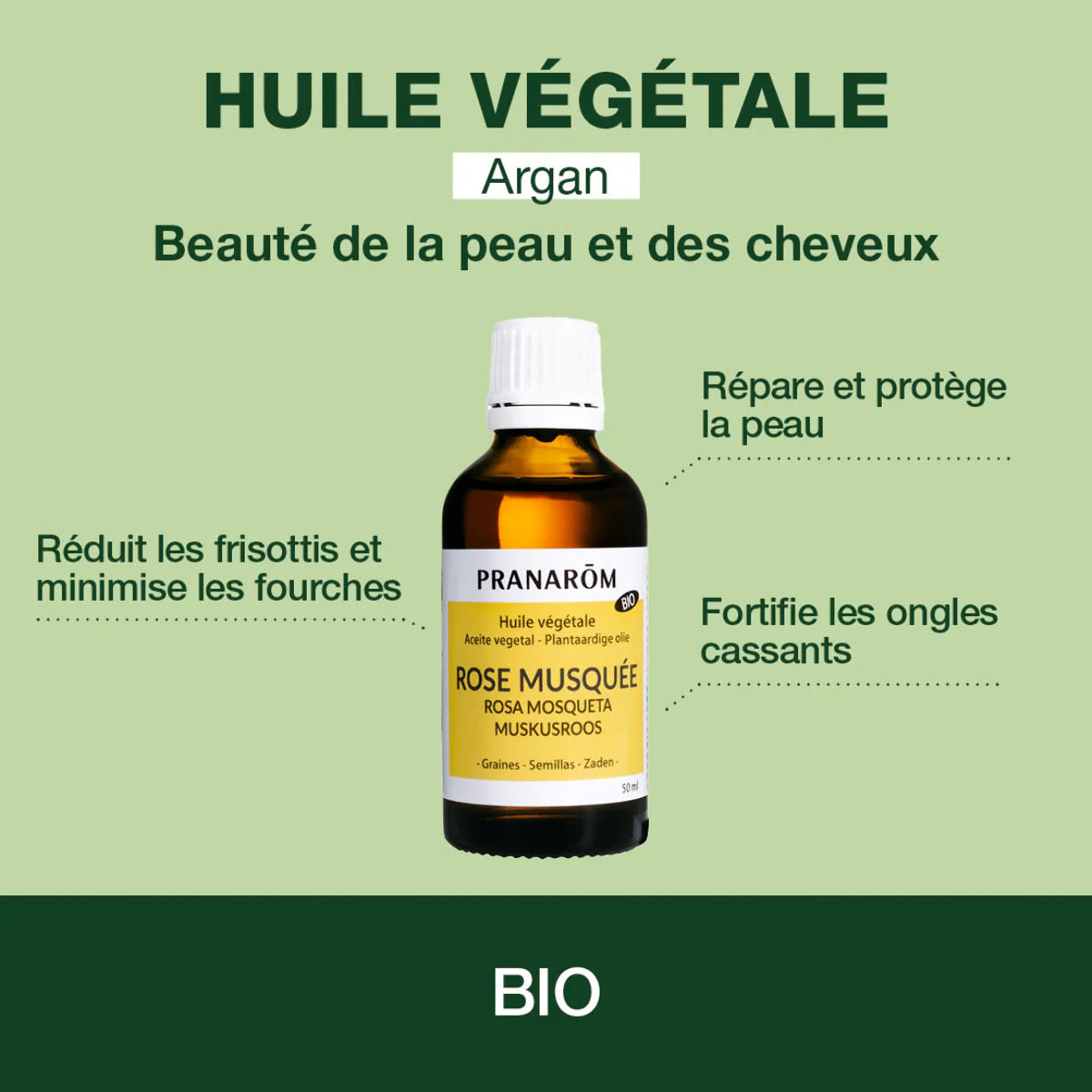 Pranarom - Huile Végétale d'Argan - Bio - 50 ml