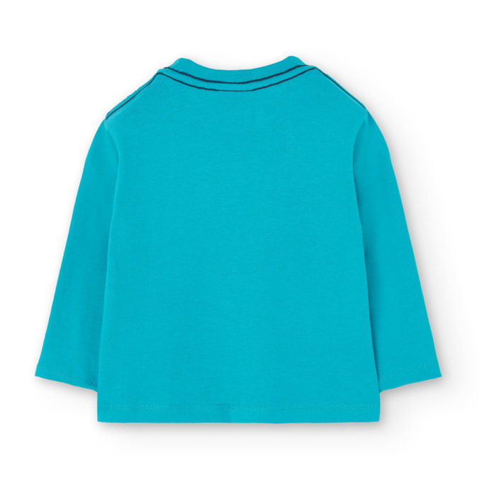 Camiseta punto básica de bebé niño -BCI