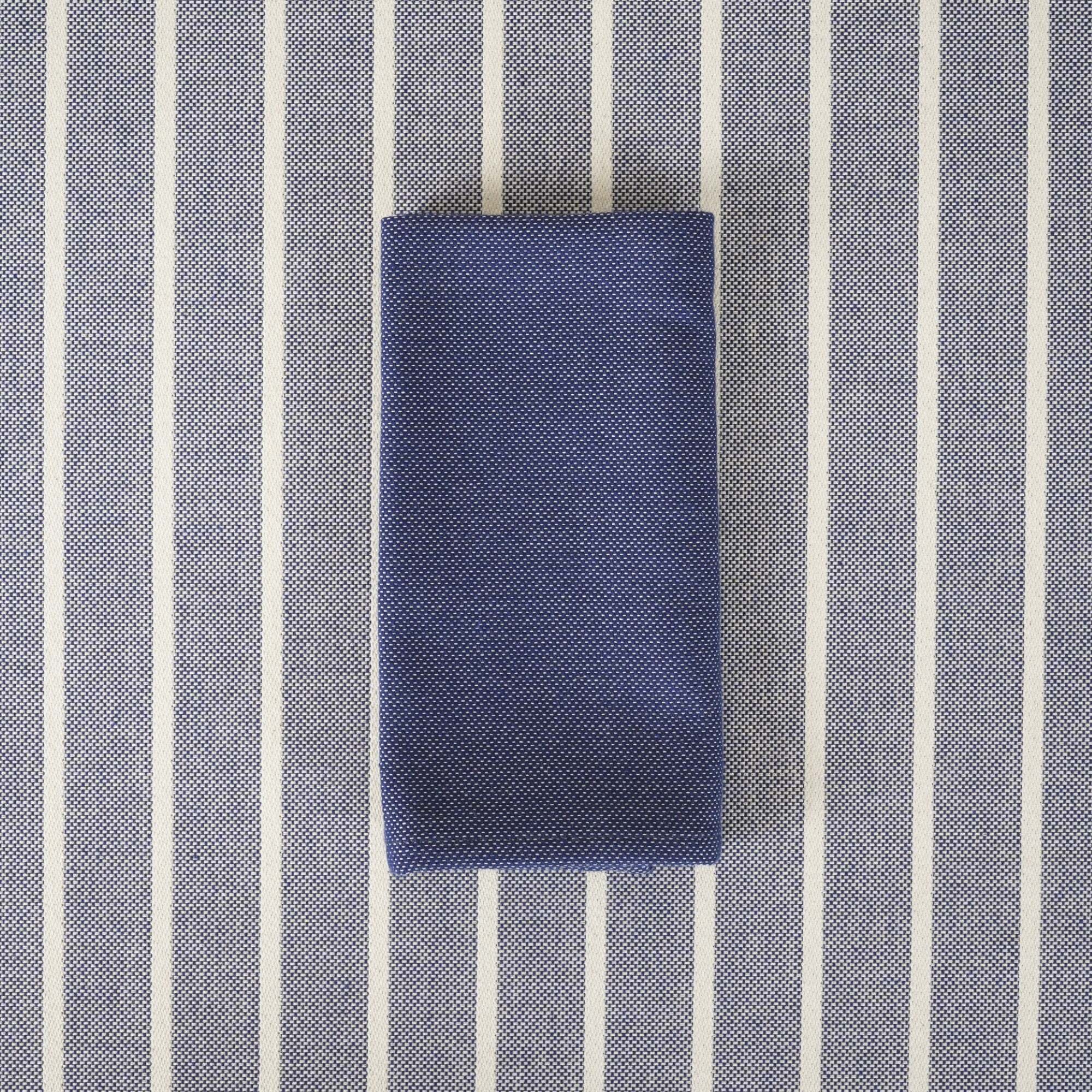 Lot de 2 serviettes jacquard Massaic Bleuon