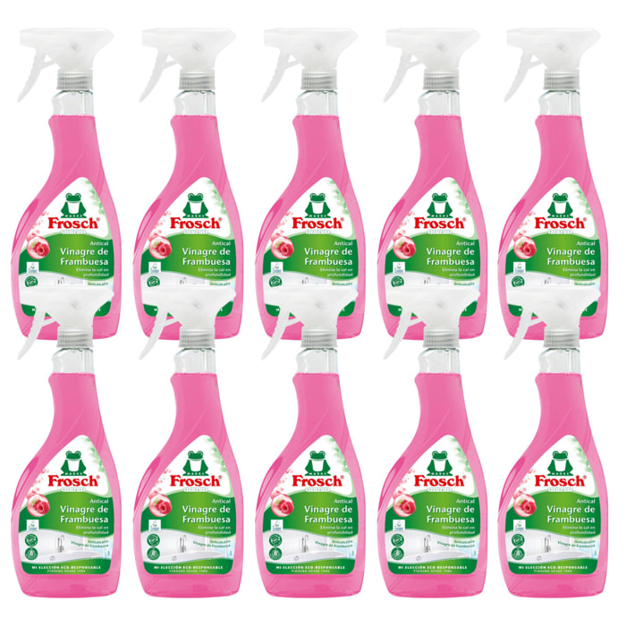 Pack 10x Spray antical frambuesa Frosch 500 ml