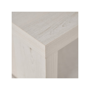 Table de chevet rectangulaire en décor chêne - BROOKLYN
