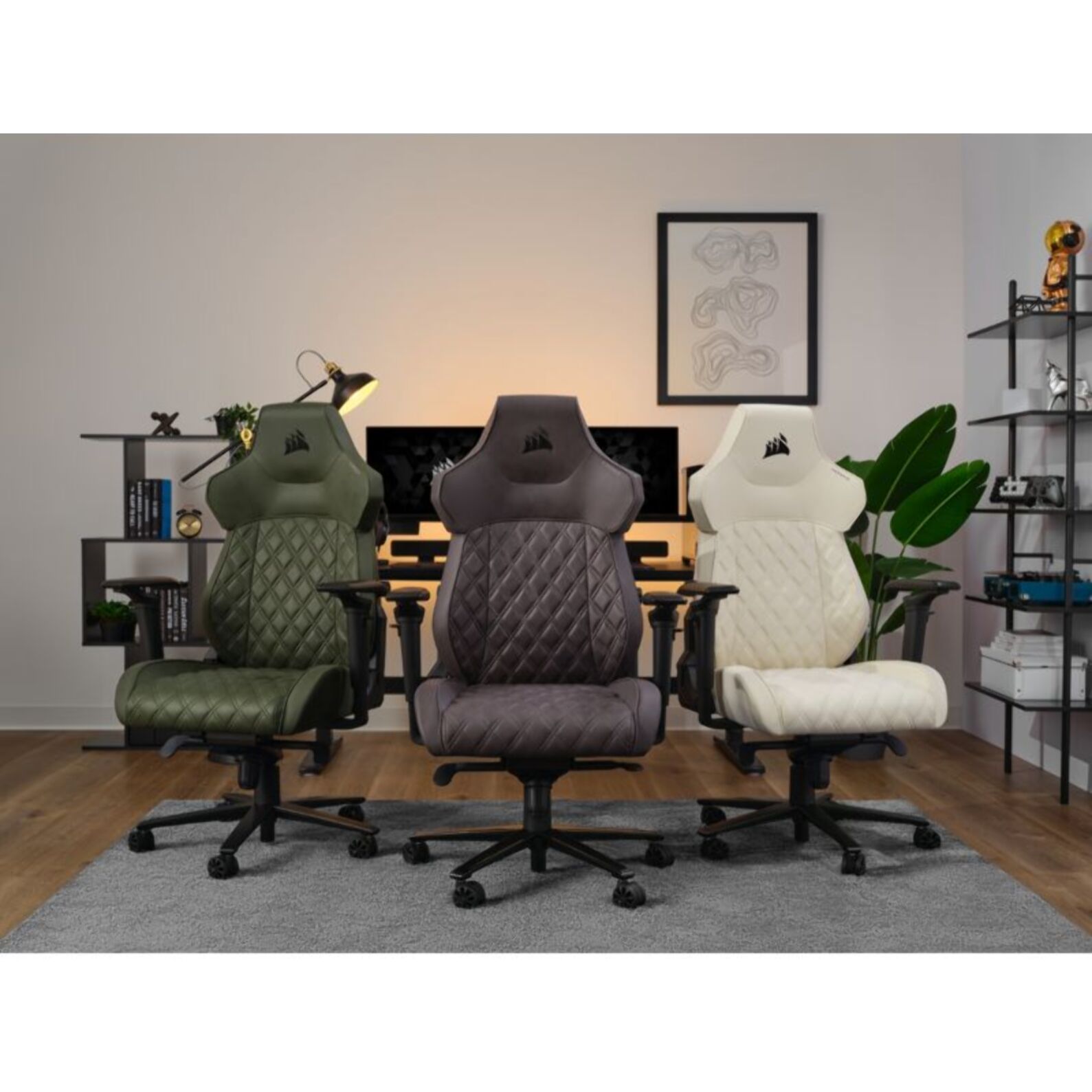 Chaise gaming CORSAIR TC500 LUXE Frost
