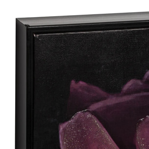 Toile peinte "Fleur" 58x58cm