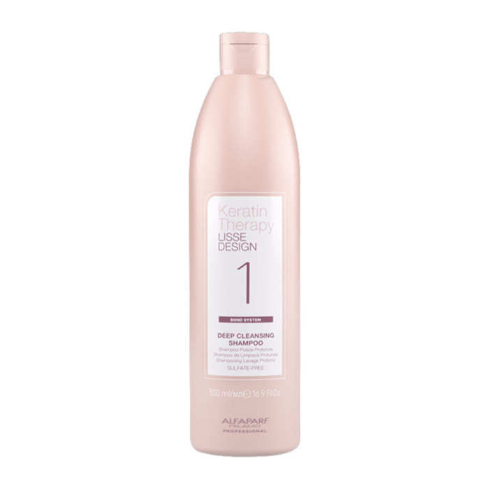 ALFAPARF MILANO Keratin Therapy Lisse Design 1 Deep Cleansing Shampoo 500ml