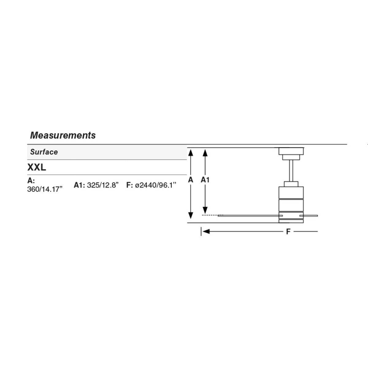 MANHATTAN XXL LED Ventilatore a soffitto nichel opaco