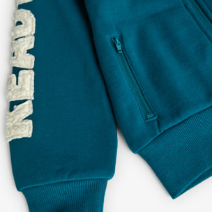 Chaqueta felpa con capucha de niño -BCI