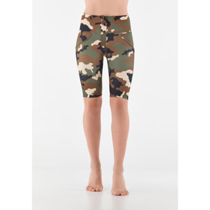 Biker push up WR.UP® vita alta traspiranti camouflage