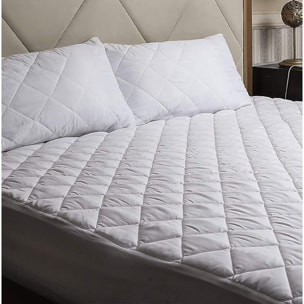 Lot de 2 Protege Matelas Microfibre Quilte