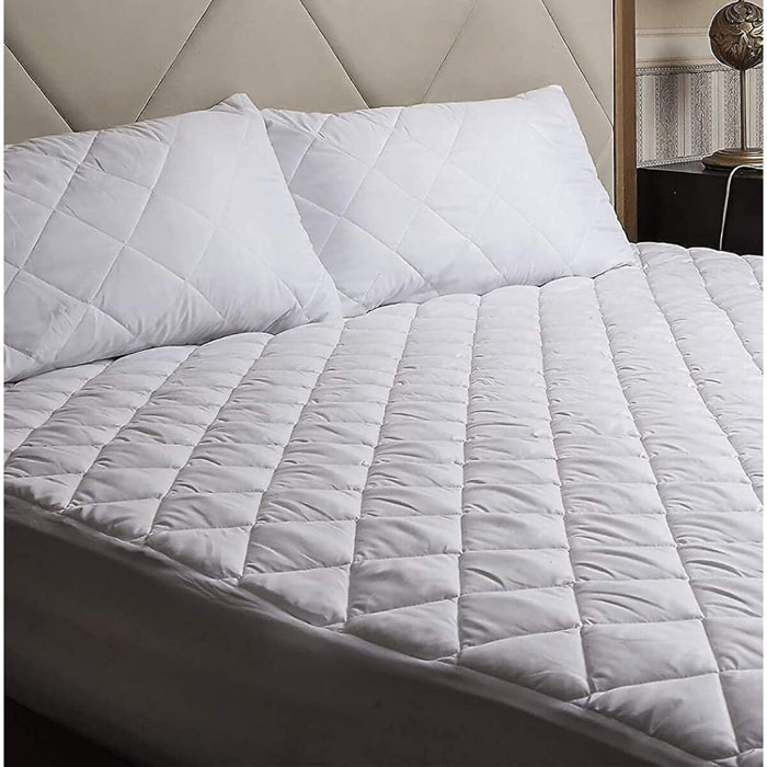 Lot de 2 Protege Matelas Microfibre Quilte